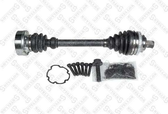 Полуось (привод в сборе, приводной вал) Stellox передняя для Volkswagen Transporter T4 1990-2003. Артикул 158 1625-SX
