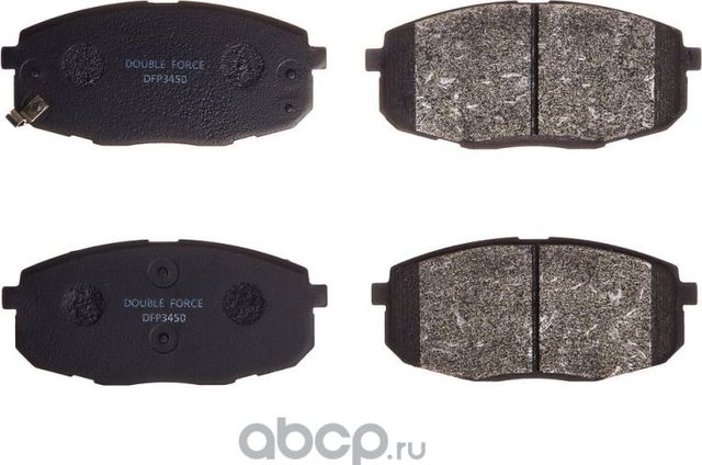 К-т торм. колодок fr hyundai, kia (Double Force) Double Force. Артикул DFP3450