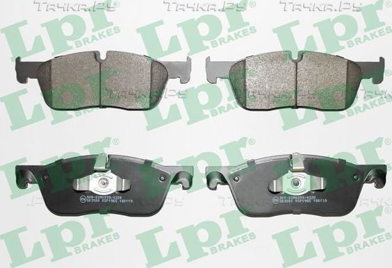 Тормозные колодки LPR передние для Land Rover Range Rover Evoque I 2011-2019. Артикул 05P1965