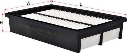 Воздушный фильтр Sakura для Mazda 3 II (BL) 2008-2013. Артикул A-17840