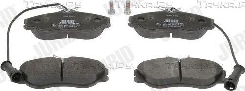 Тормозные колодки Jurid. Артикул 571402J