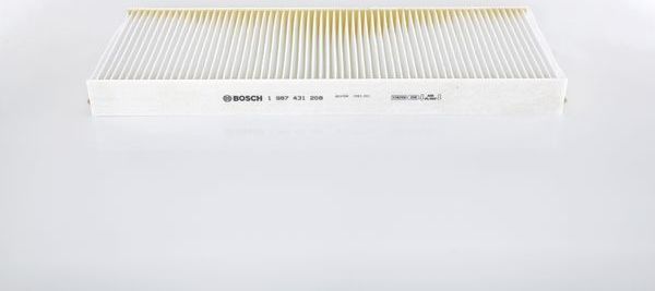 Салонный фильтр Bosch. Артикул 1 987 431 208