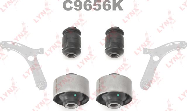 Сайлентблок переднего рычага подвески LYNXauto KIT. Артикул C9656K