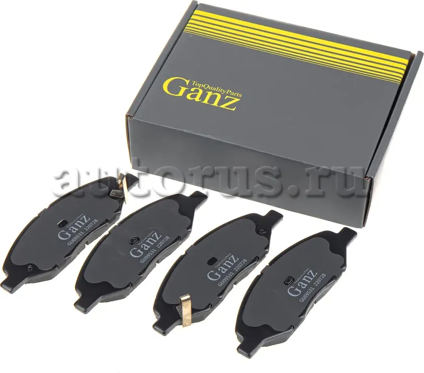 Колодки передние (Ganz). Артикул GIJ09531