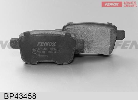 Тормозные колодки Fenox. Артикул BP43458