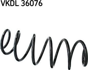 Пружина подвески SKF. Артикул VKDL 36076