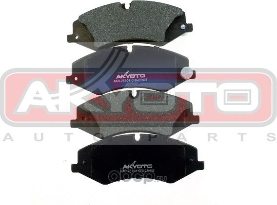 КОЛОДКИ ТОРМОЗНЫЕ (Akyoto). Артикул AKD25104