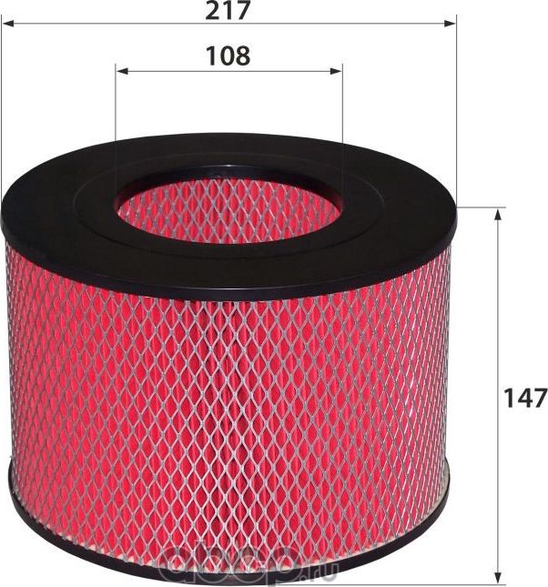 ФИЛЬТР ВОЗДУШНЫЙ (JD) (RB-Exide). Артикул A147