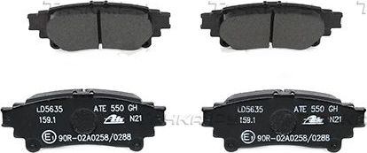 Тормозные колодки ATE Ceramic для Toyota Prius III 2011-2015. Артикул 13.0470-5635.2
