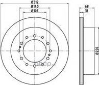 Тормозной диск Toyota. Артикул 4243160200