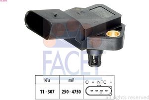 Датчик абсолютного давления (ДАД, MAP) Facet Made in Italy - OE Equivalent для Audi Q8 I 2019-2025. Артикул 10.3075