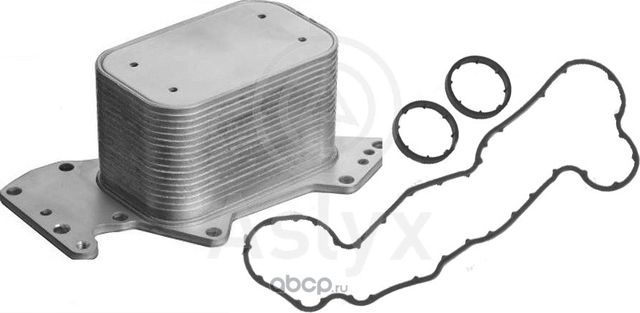 масляный радиатор, двигательное масло (Aslyx). Артикул AS203381