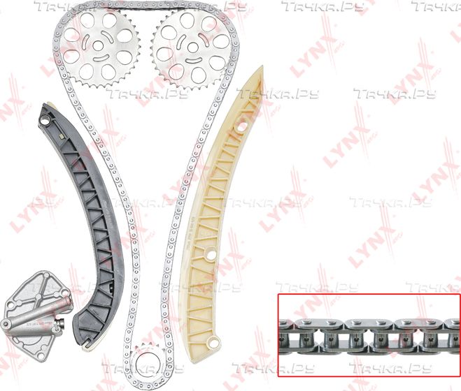 Цепь ГРМ LYNXauto для Volkswagen Polo IV 2001-2009. Артикул TK-0004