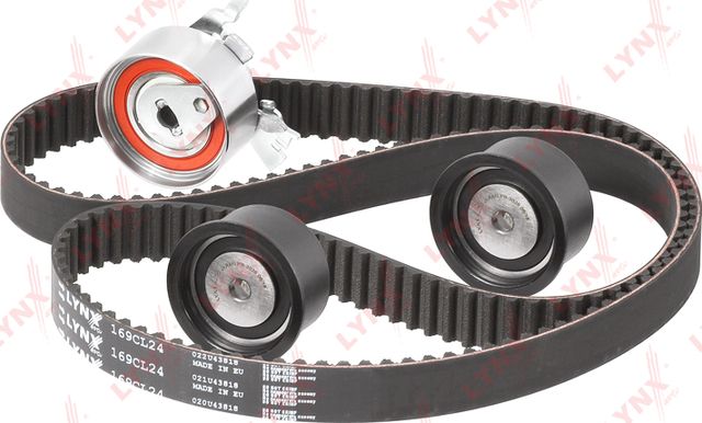 Ремень ГРМ с роликами (комплект) LYNXauto для Opel Omega B 1994-1999. Артикул PK-1014