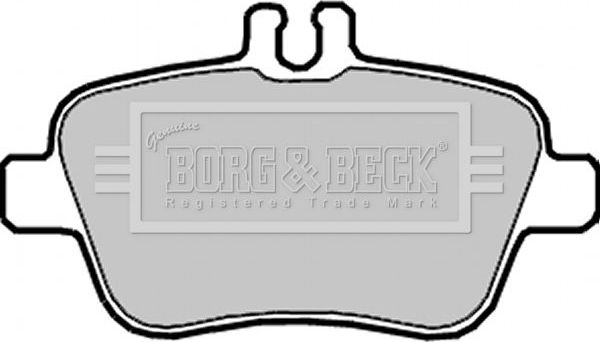 Тормозные колодки Borg & Beck. Артикул BBP2329