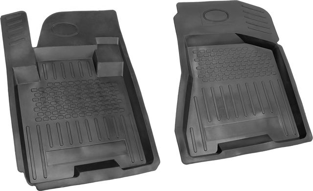 Коврики Rezkon резиновые передние для салона Hyundai Tucson 2004-2010. Артикул 1520060100