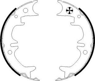 Тормозные колодки (стояночная тормозная система) Textar. Артикул 91059400