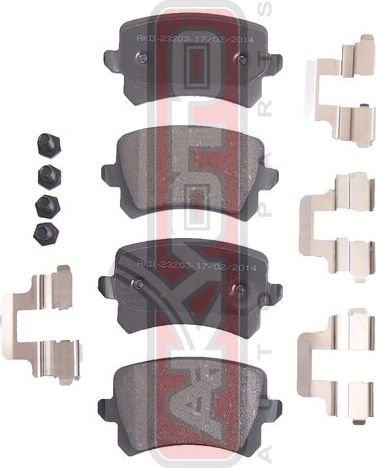 Тормозные колодки Akyoto Packing AKYOTO. Артикул AKD-23203