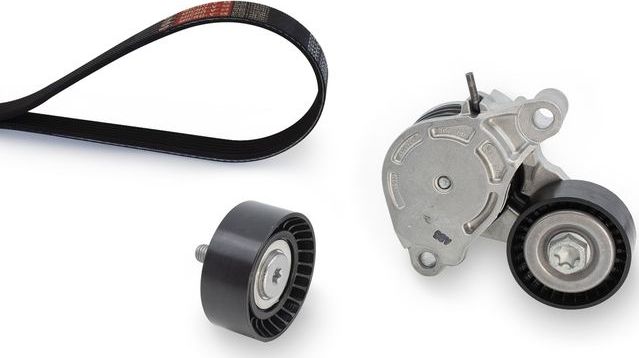 Приводной ремень поликлиновой с роликами (комплект) Gates Micro-V® UNIQUE FIT для MINI Cabrio III (F57) 2014-2026. Артикул K016PK1348XS