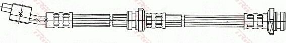 Тормозной шланг TRW. Артикул PHD480