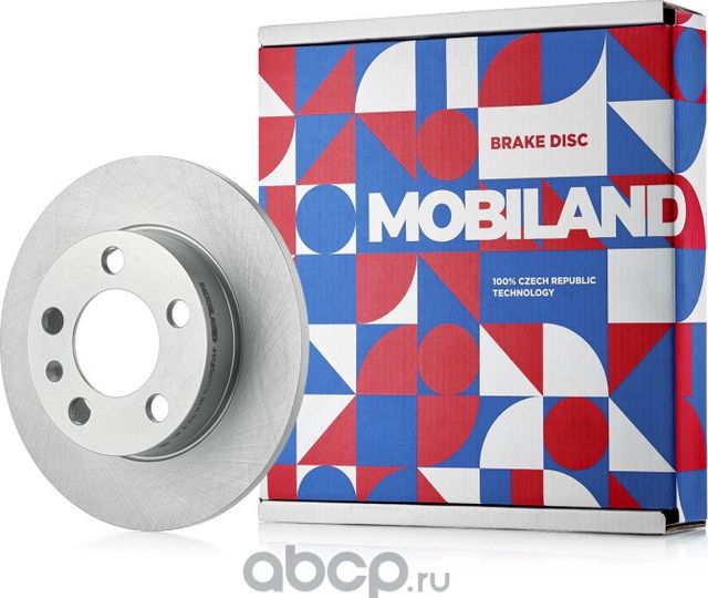 Диск тормозной задний невентилируемый D230мм SKODA RAPID (NH3, NK3, NK6) (Mobiland). Артикул 416209170