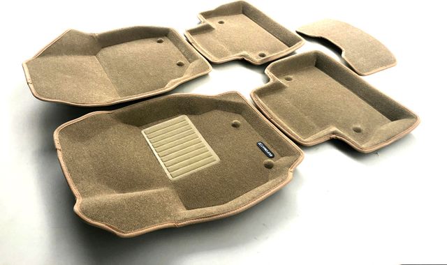 Коврики текстильные Euromat 3D Business для салона Volvo S80 2006-2016 БЕЖЕВЫЕ. Артикул EMC3D-005507T