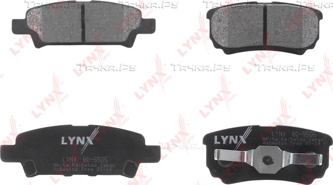 Тормозные колодки LYNXauto для Dodge Caliber I 2006-2013. Артикул BD-5505