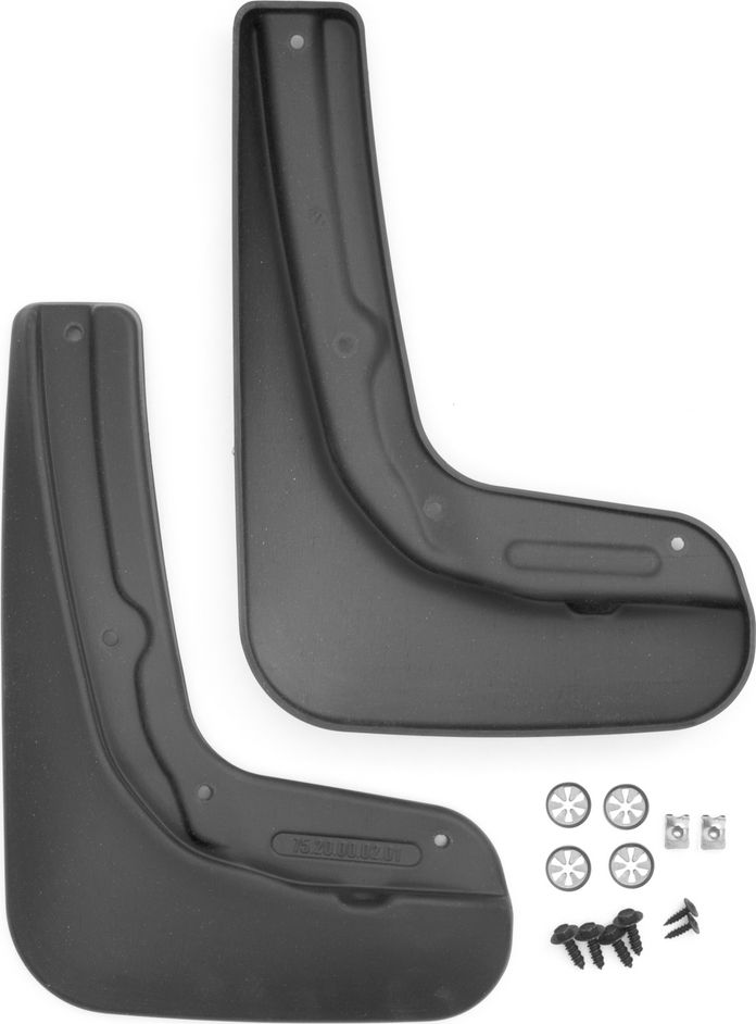 Брызговики Frosch (в пакете) задняя пара для Geely Coolray Sport 2020-2026. Артикул NLF.75.20.E13