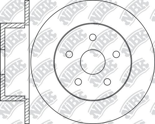 Тормозной диск NiBK. Артикул RN1257