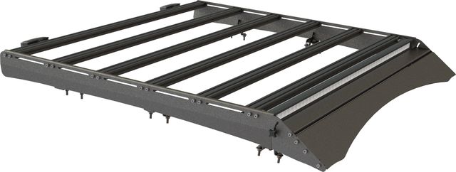 Экспедиционный багажник STC для Toyota Tundra II Double Cab 2006-2021 Шторка дальний и задний свет. Артикул STC-TTU/06-TR1-L1L2