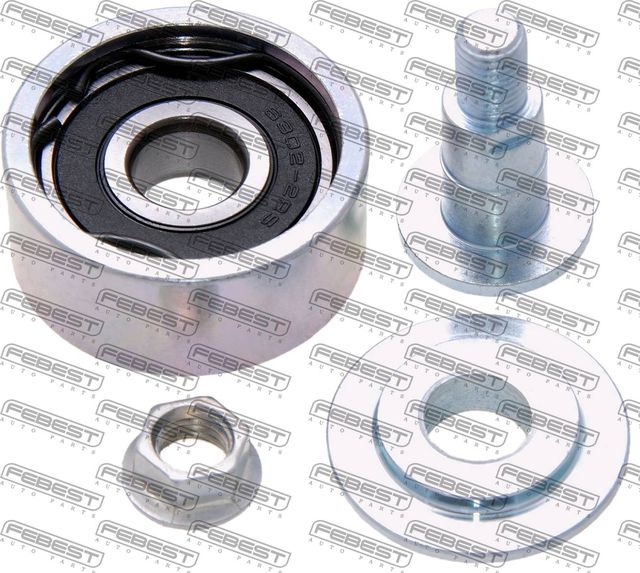 Направляющий (ведущий) ролик приводного поликлинового ремня Febest. Артикул 0188-LJ150