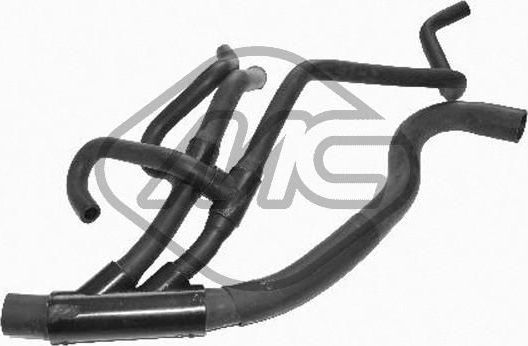 Патрубок радиатора (системы охлаждения) Metalcaucho нижний для Renault Megane I 1999-2001. Артикул 08919