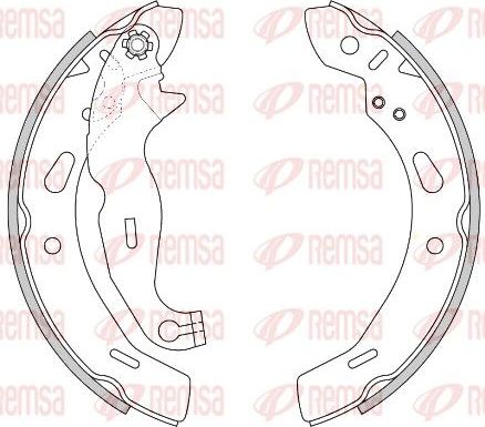 Тормозные колодки Remsa. Артикул 4278.00