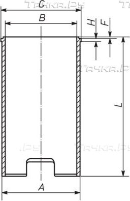 Гильза цилиндра Mahle для Volvo 740 1984-1992. Артикул 029 WV 13 00