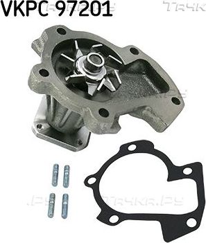 Помпа (водяной насос) SKF для Daihatsu Feroza 1988-1999. Артикул VKPC 97201