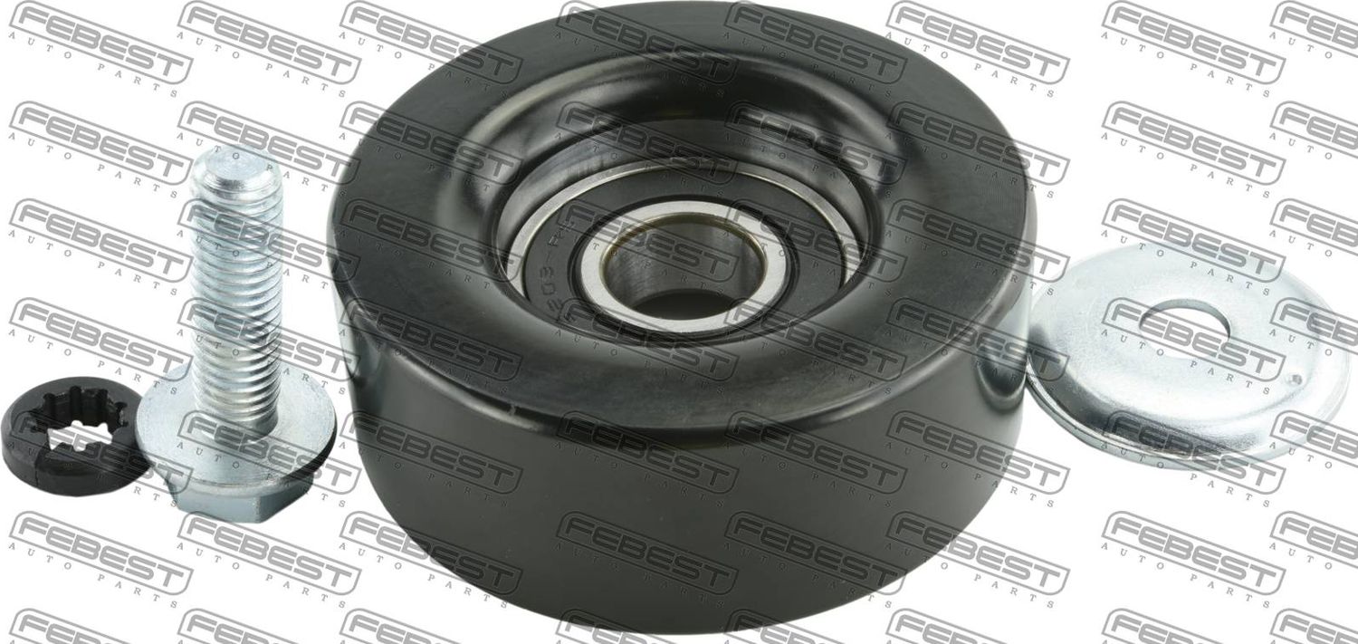 Направляющий (ведущий) ролик приводного поликлинового ремня Febest. Артикул 2088-LIB