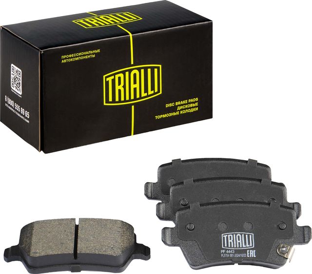 Тормозные колодки Trialli (Low-Metallic). Артикул PF 4443