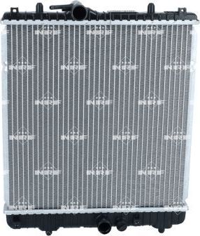 Радиатор охлаждения двигателя NRF (алюминий). Артикул 53862