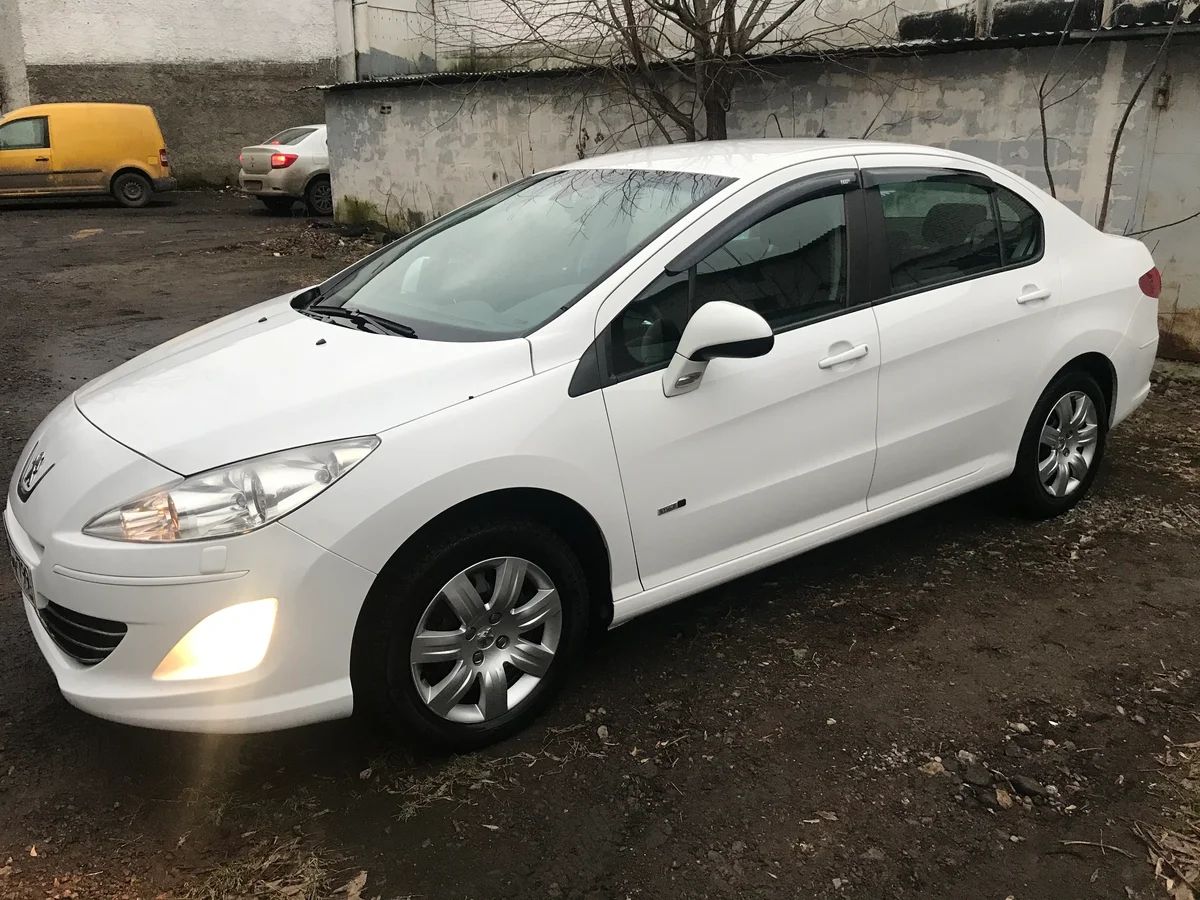 Дефлекторы V-Star для окон Peugeot 408 седан 2012-2026. Артикул D31170