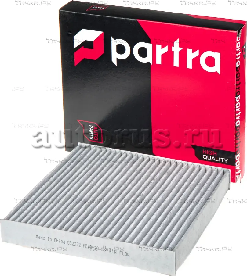Фильтр салона угольный (Partra). Артикул FC7012C