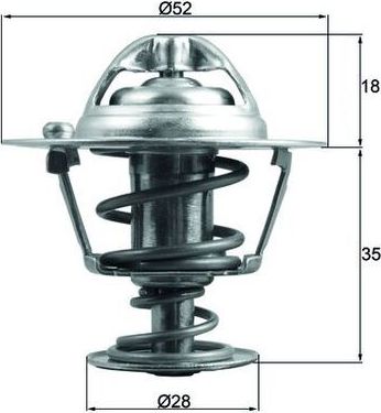Термостат Mahle Behr. Артикул TX 184 78D