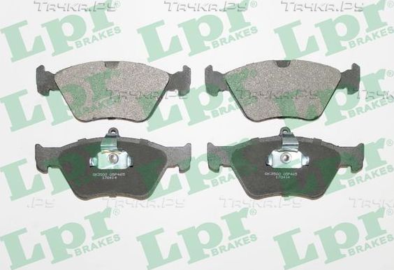 Тормозные колодки LPR передние для Opel Calibra 1992-1997. Артикул 05P465