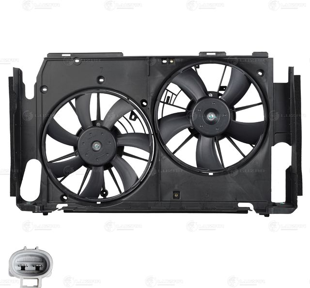 Вентилятор радиатора двигателя Luzar для Toyota RAV4 III (XA30) 2006-2013. Артикул LFK 19R4