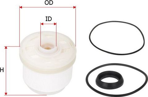 Топливный фильтр Sakura для Isuzu D-Max II 2012-2020. Артикул F-1111