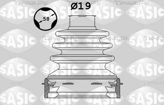 Пыльник ШРУСа внутренний Sasic для Nissan Micra K13 2010-2016. Артикул 1900031