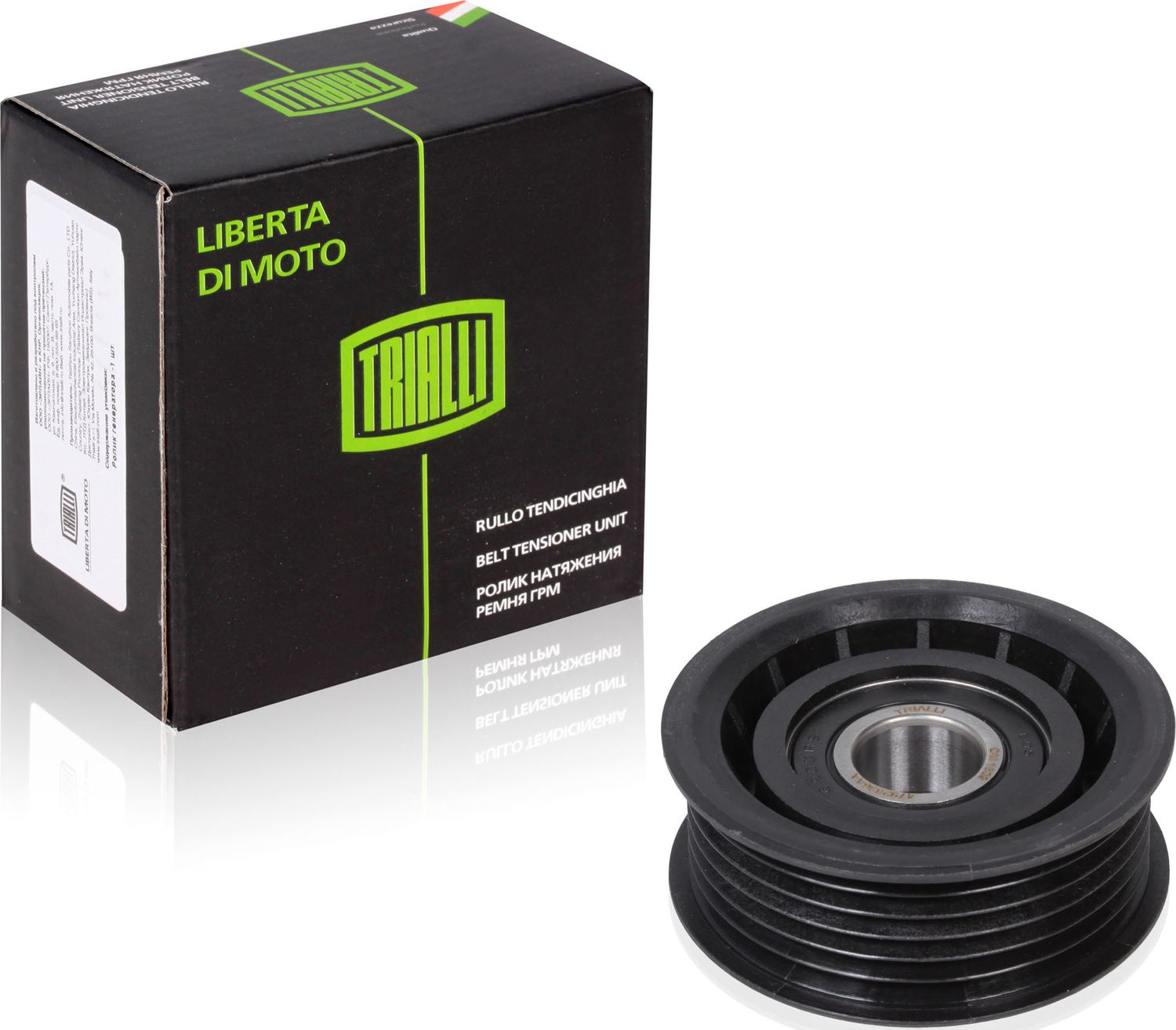 Направляющий (ведущий) ролик приводного поликлинового ремня Trialli. Артикул CM 1802