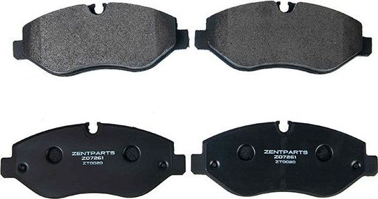 Тормозные колодки Zentparts. Артикул Z07261