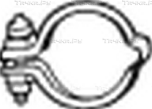 Хомут глушителя Bosal. Артикул 254-030