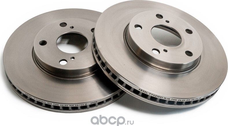 Диск тормозной передний (Absel). Артикул TY421021