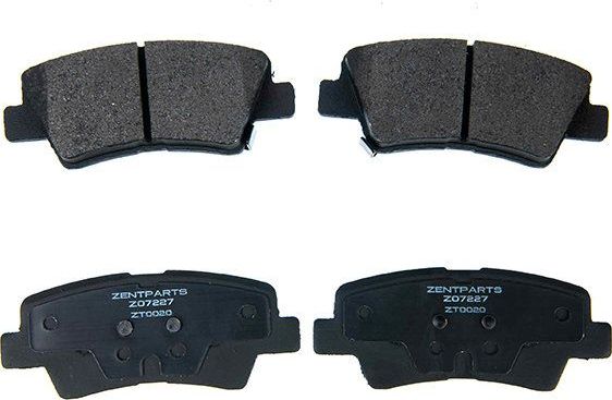 Тормозные колодки Zentparts. Артикул Z07227